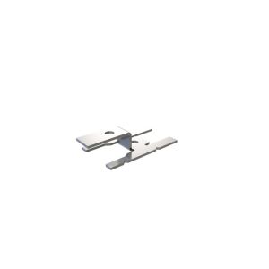 Patte de fixation de profilé. Largeur x hauteur x longueur : 30 mm x 14 mm x 69 mm