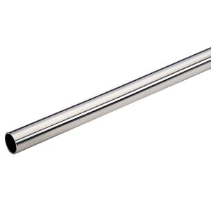 Tube fixe chromé pour canne d’aspirateur