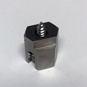 Borne de mise à terre pour panneaux Solrif Mecatraction de 16 x 16 x 25 mm (larg. x haut. x prof.)