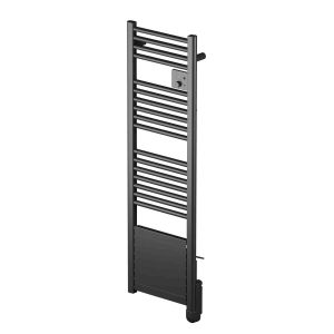 Sèche-serviettes Ezybain nativ boost 500 W + soufflerie 1000 W. Noir satin. Modèle d'expo comme neuf, garantie 1 année