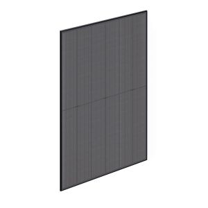 Panneau solaire Solitek satiné, verre-verre 3.2+3.2 mm, 455 Wc, cadre et backsheet noir, 1762 x 1134 x 35 mm